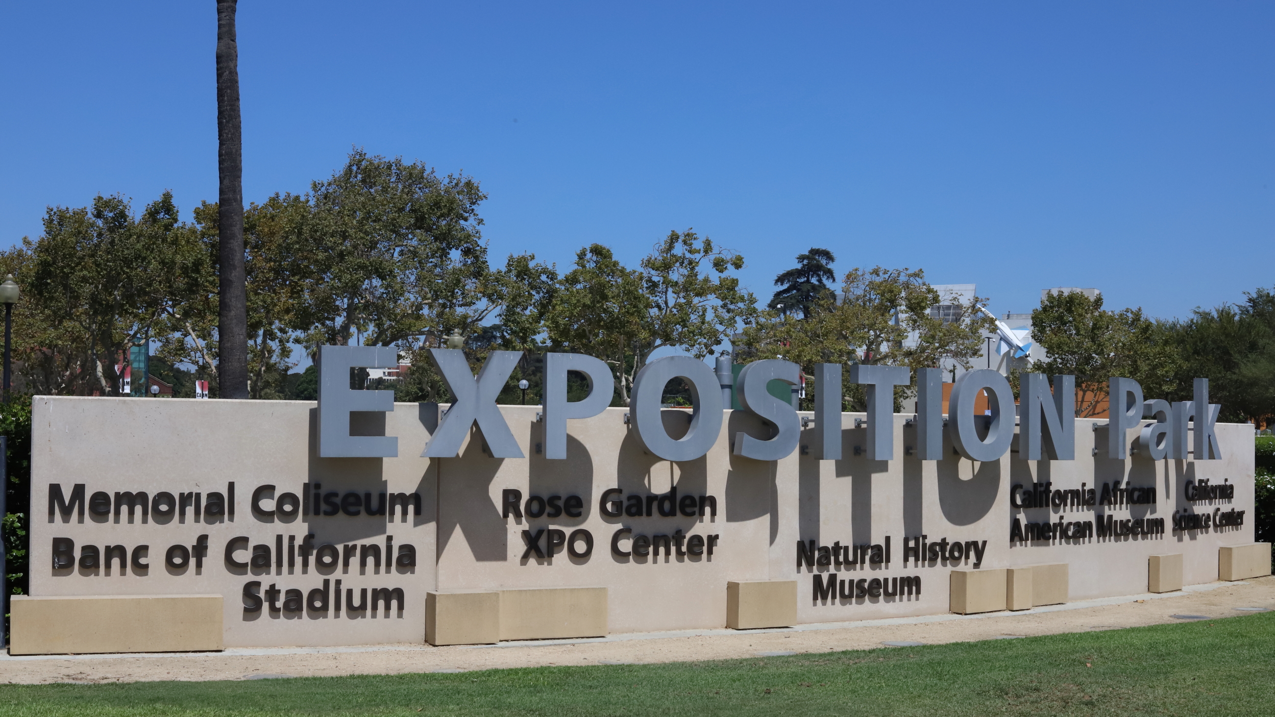 Expo Park – the Torch & the Robert Graham statues